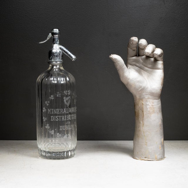 Art Deco Dublin Ireland Mineral Water Seltzer Siphon Bottle c.1930 For Sale In San Francisco - Image 6 of 7