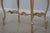 French Louis XIV Damask Upholstered Metal Base Ottoman For Sale In Philadelphia - Image 6 of 12