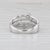 0.37ctw Diamond Orbite Multiband Ring 14k White Gold Size 5.25-5.5 For Sale In Greensboro - Image 6 of 8