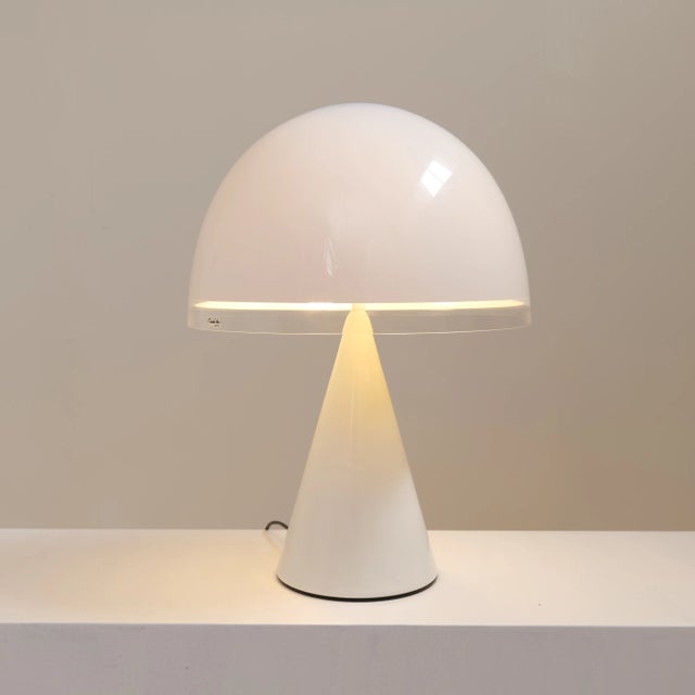 White Baobab Lamp from Guzzini, 1970s For Sale - Image 8 of 8