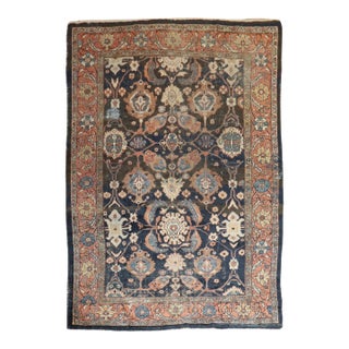 Antique Zabihi Collection Masculine Persian Sultanabad Rug - 7'3" x 10' For Sale