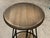 New Industrial Wrought Iron Shop Stool with Wood Seat For Sale In Miami - Image 6 of 6