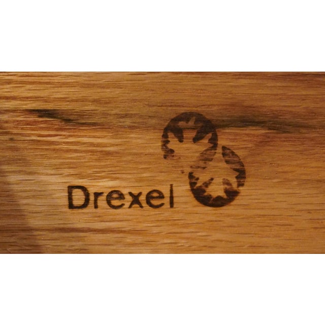 Brown Drexel Heritage Chartwell Collection Rustic European 26" Cabinet Nightstand 114-630 For Sale - Image 8 of 12