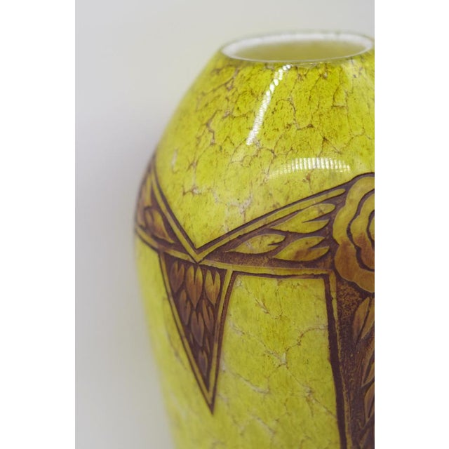Art Deco Ovoid Vases by F-T Legras, 1920s, Set of 2 For Sale - Image 9 of 18