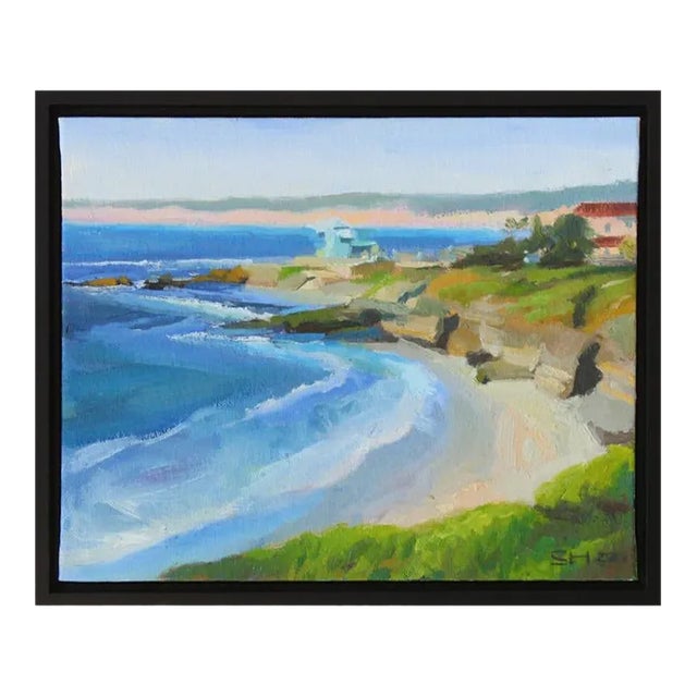 Impressionist Oil on Canvas Seascape, "Coastal Connection" For Sale