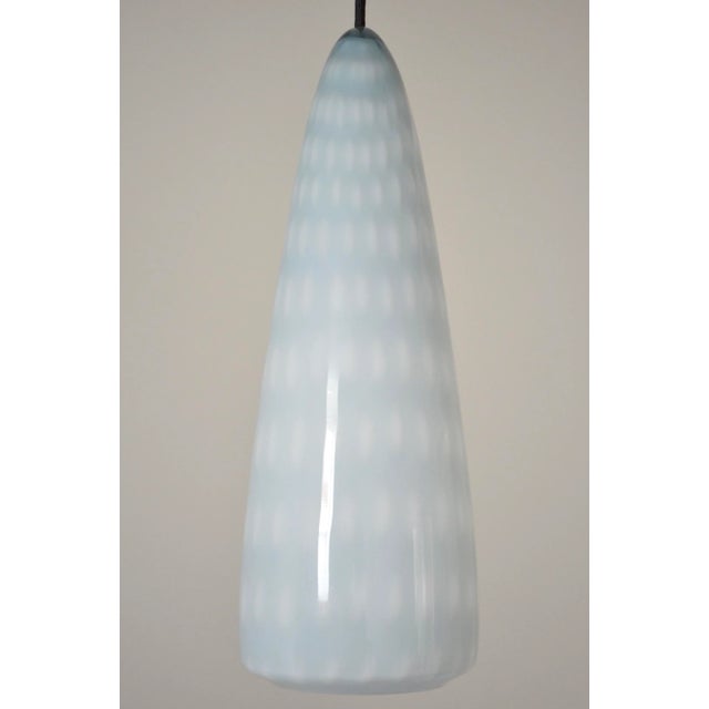 Gray Optica Opal Glass Pendant Lamp by Jo Hammerborg for Fog & Mørup, 1963 For Sale - Image 8 of 8
