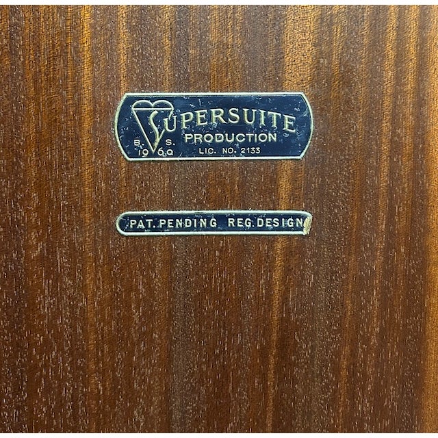 Curvaceous Deco Walnut Armoire. Labelled & Fitted Interior c.1930's For Sale In San Francisco - Image 6 of 10