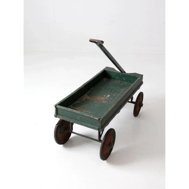 Antique Wooden Wagon For Sale - Image 6 of 11