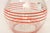Art Deco Blown Glass Red Striped Bulbous Form Pitcher / Jug For Sale - Image 13 of 15