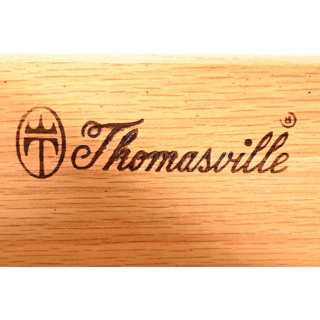 Thomasville Mid-Century Modern Hollywood Regency Faux Bamboo and Rattan Dresser or Credenza, Circa 1970s For Sale - Image 12 of 14