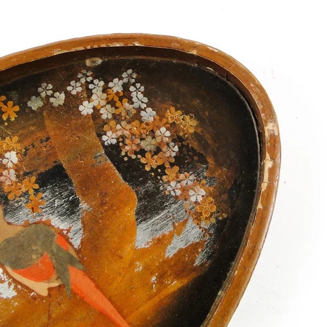 Japanese Lacquerware Tray, 1920s For Sale - Image 4 of 9