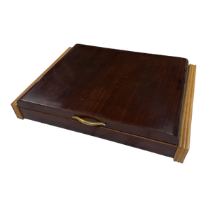 Vintage Wooden Desktop Organizer / Box