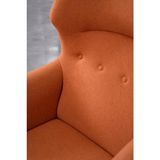 Mid-Century Elm Wing Master Chair by Thorbjörn Afdal for Bruksbo, 1960s For Sale - Image 12 of 18