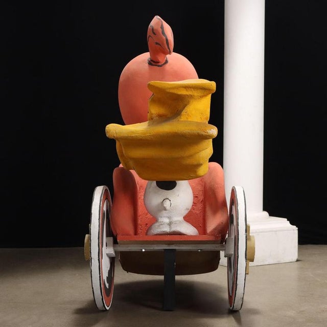 Vintage Snoopy with Chariot and Temple Plywood, 1990s For Sale - Image 10 of 15