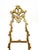 Late 20th Century Vintage Ornate Floral Brass Display Easel — Rococo Revival / Hollywood Regency / French Traditional For Sale - Image 5 of 9