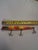 Vintage 1970s Hand Painted Wooden Pencil Plug Fishing Lure Decor / Real Use For Sale In Detroit - Image 6 of 11