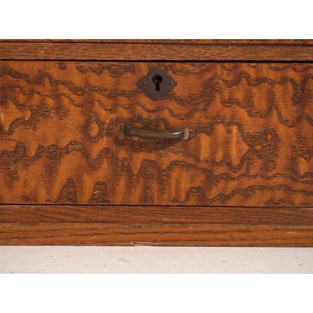 Wood Small Antique Japanese Chest of Drawers For Sale - Image 7 of 11
