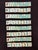 This vintage mahjong set from China contains 144 tiles, 4 blanks, a wind bettor, 4 dice and 116 counters. The mahjong are...