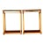 Vintage Inset Mirror Aide Tables - A Pair For Sale