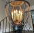 Vintage Tapered Metal 7 Light Round Lantern Pendant Light For Sale - Image 4 of 11