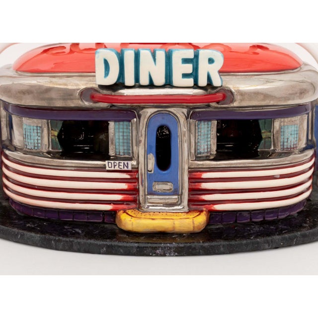 Jerry Berta X Russ Berrie Eat Out Diner Sculpture For Sale - Image 4 of 15