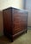 Louis-Philippe Chest of Drawers in Flame Mahogany with White Marble Top For Sale - Image 5 of 7