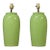 1960s Mid Century Green Table Lamps - A Pair For Sale