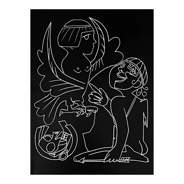 Francoise Gilot Lithograph Obnoxious Little Girl 1975 For Sale