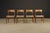 An elegant and refined set of four Danish Modern dining chairs designed by Kai Kristiansen for K.S. Møbler, Denmark, circa...