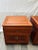1960s Pair of Chinese Mid Century Rosewood Chippendale Nightstands or Side Tables For Sale - Image 4 of 15