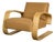 Vintage 1980's Alvar Aalto Artek 400 Tank Chair For Sale