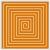 Modern Homage to Stella in Orange, Framed Art Print by David Phoenix For Sale - Image 3 of 3