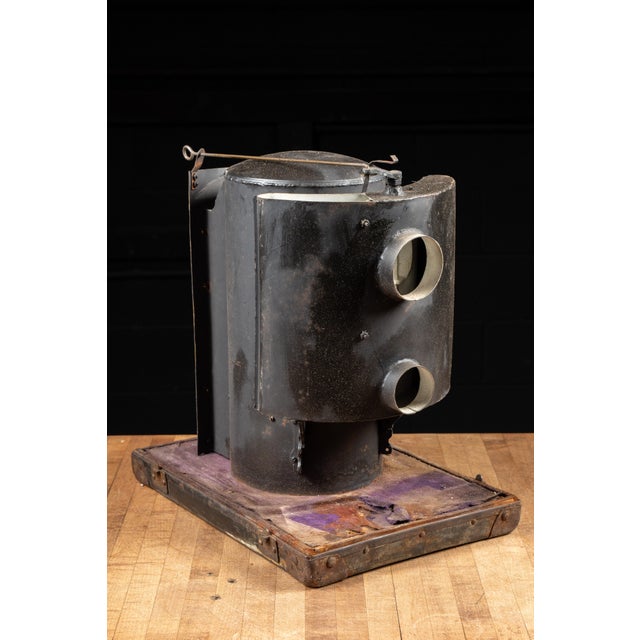 Industrial Antique Cast Iron Waterbury Seemless Furnace Salesman Sample For Sale - Image 3 of 12