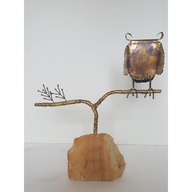 Curtis Jere Curtis Jere Owl Sculpture For Sale - Image 4 of 10