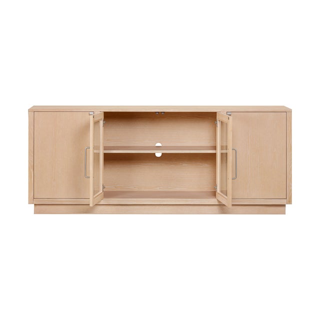 Marlow Natural Wood Console For Sale In Los Angeles - Image 6 of 9
