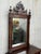 Early 20th French Ebonized Mirror with Turned Columns and High Carved Details For Sale - Image 16 of 18