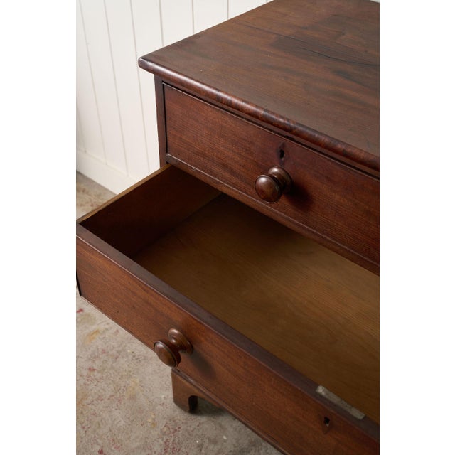 Victorian Two Over Three Mahogany Chest of Drawers (C. 1860) For Sale In Charleston - Image 6 of 10