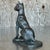 Late 20th Century Vintage Boho Patinated Metal Dog For Sale - Image 5 of 11