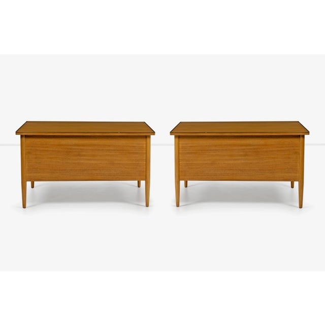 Paul McCobb Paul McCobb for Calvin The Irwin Collection 3-Drawer End Tables or Nightstands - A Pair For Sale - Image 4 of 10