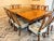 Victorian 1880s Golden Oak Gilded Age Custom Made Dining Set With 10 Chairs For Sale - Image 3 of 17