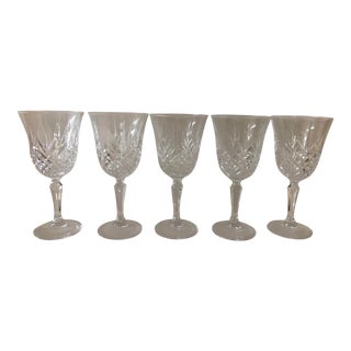Vintage Wine Glasses — Set of 5 For Sale