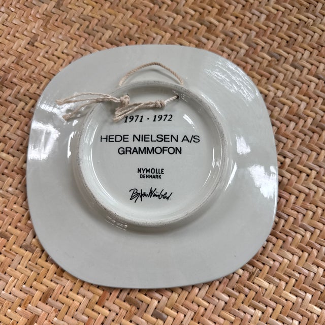 1970s 1971-72 Bjorn Wiinblad New Year’s Plate For Sale - Image 5 of 7