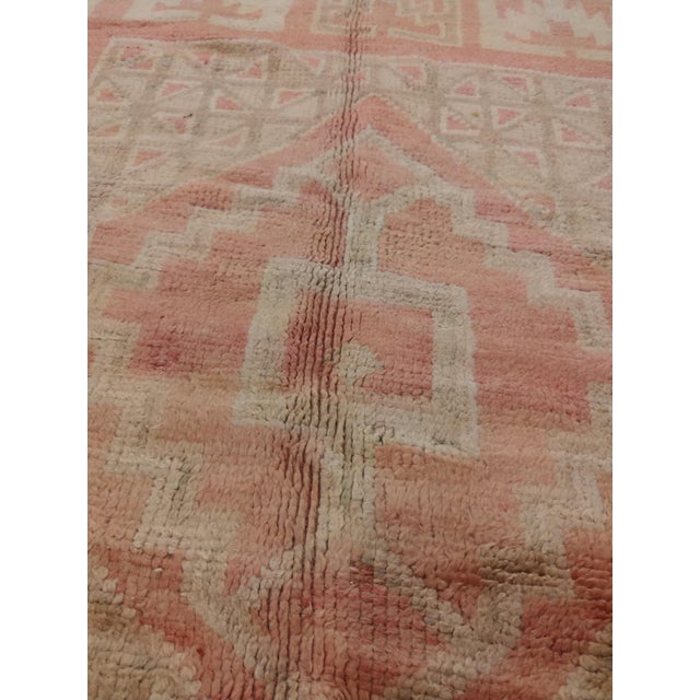 Turkish Antique Oushak Carpet, Handmade Oriental Rug, Pink Rug, Taupe, Cream, Gray For Sale - Image 3 of 18