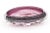 Vintage 1960's Murano Seguso Purple Pulegoso Oval Bowl With Bubbles and Clear Appendages For Sale - Image 10 of 10