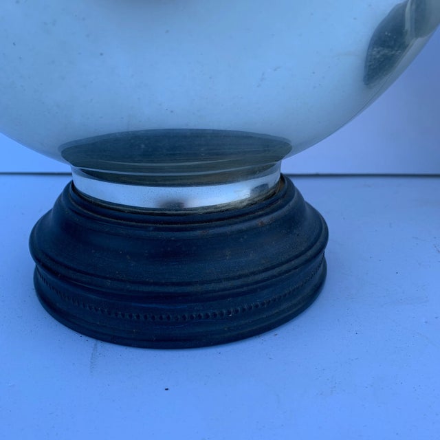 Vintage Mercury Glass Table Lamps a Pair For Sale In Wichita - Image 6 of 10