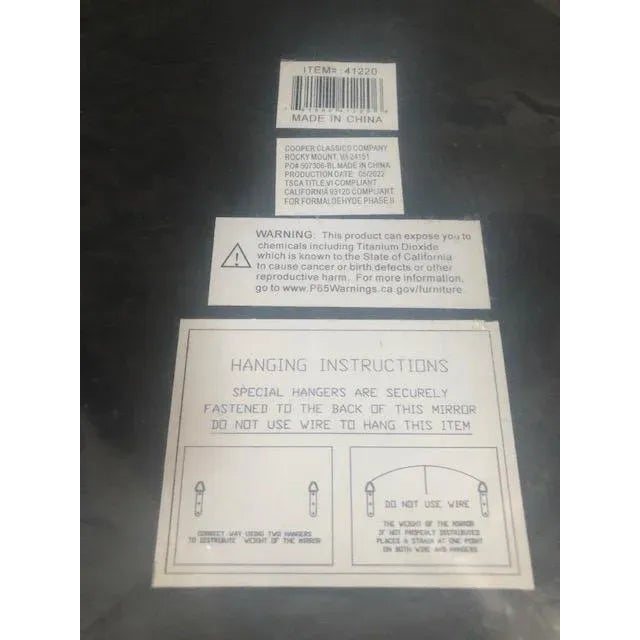 Metal Modern Acrylic and Gold Wall/Vanity Mirror For Sale - Image 7 of 9