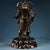 Metal Gilt Bronze Guardian King Statue – Heavenly King Figure For Sale - Image 7 of 10