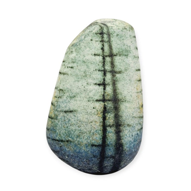 Modernist Grog Clay Ceramic Vase by Ágoston Simó For Sale - Image 11 of 11