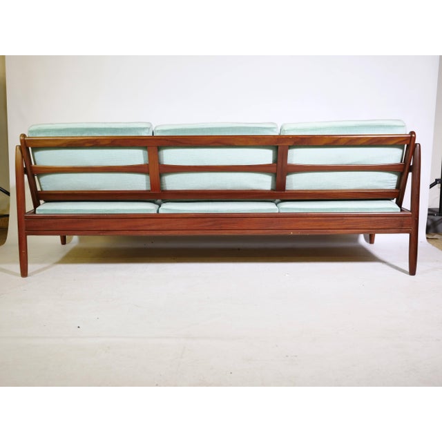 Mid-Century Danish Teak Sofa, 1960s For Sale - Image 10 of 15