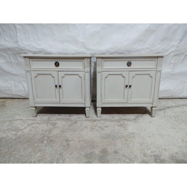 Nightstands Gustavian Style For Sale In Miami - Image 6 of 10